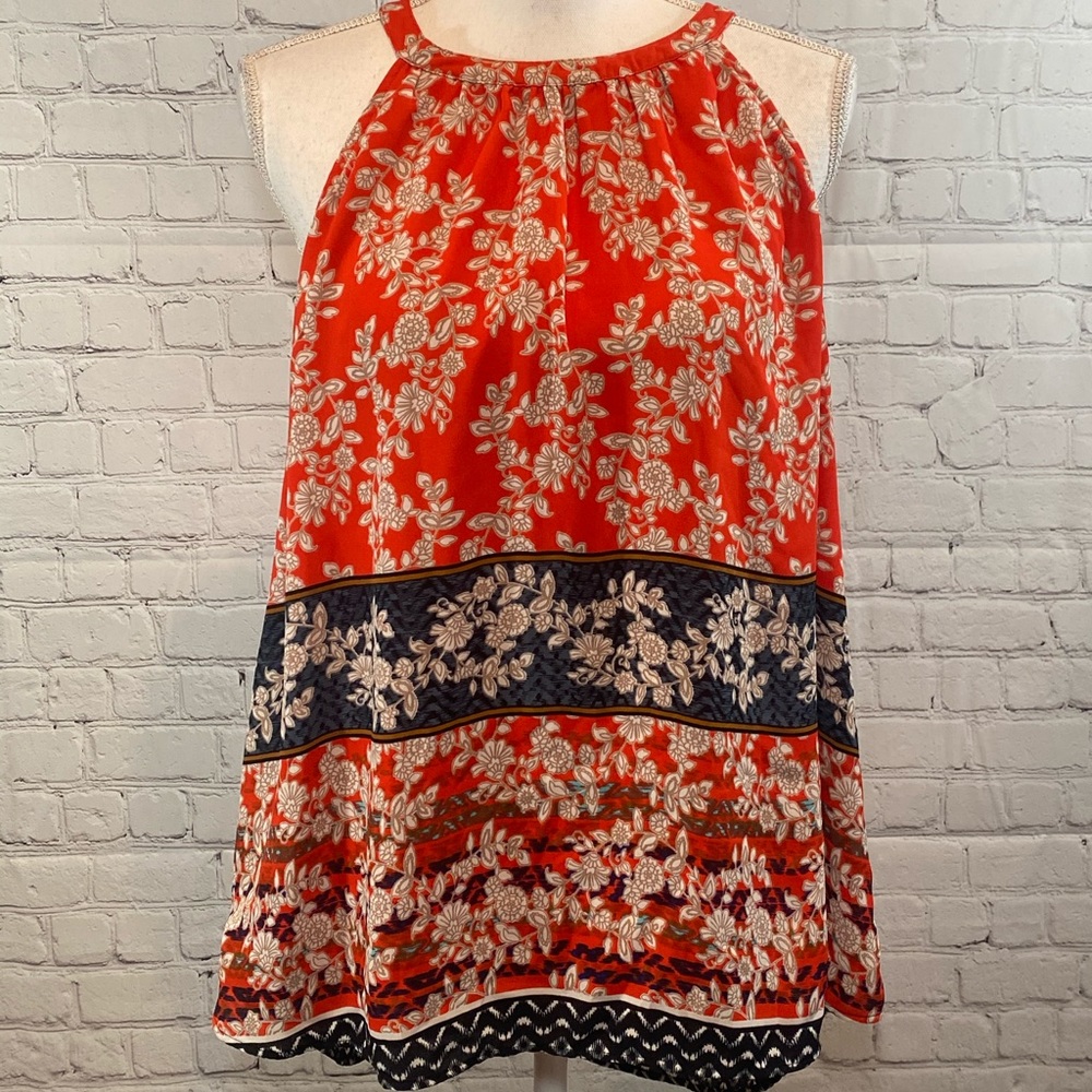 DANIEL RAINN High Neck Sleeveless Top